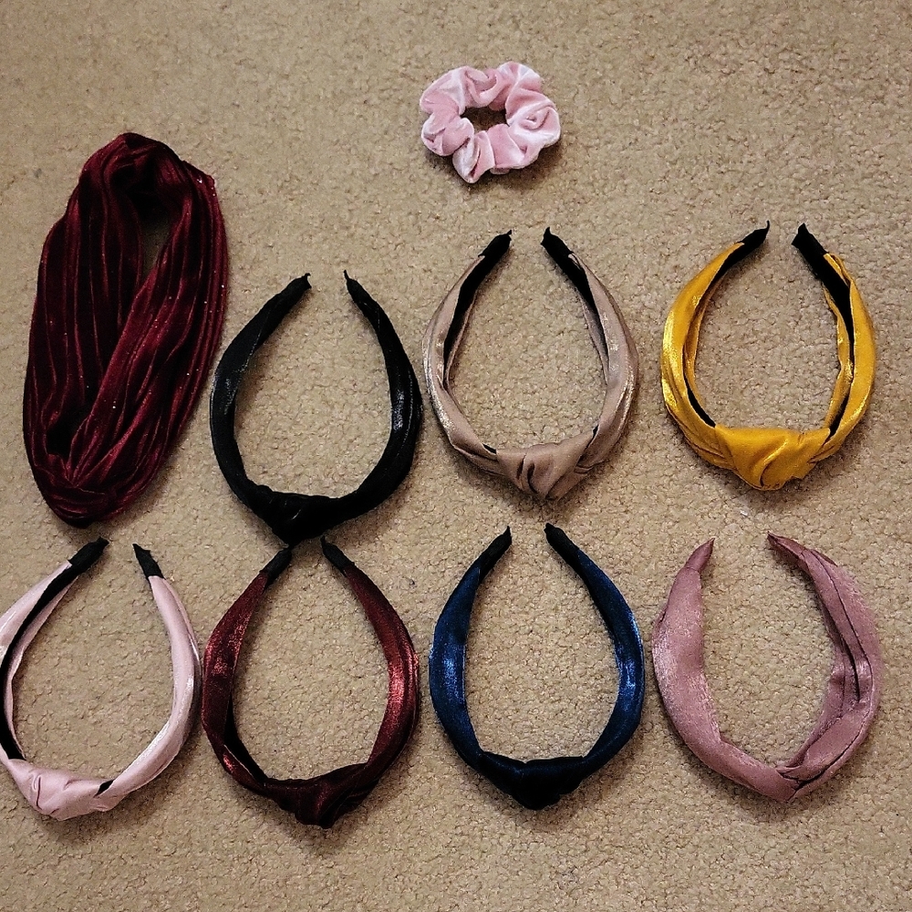 Lot Of Headbands + Scrunchie